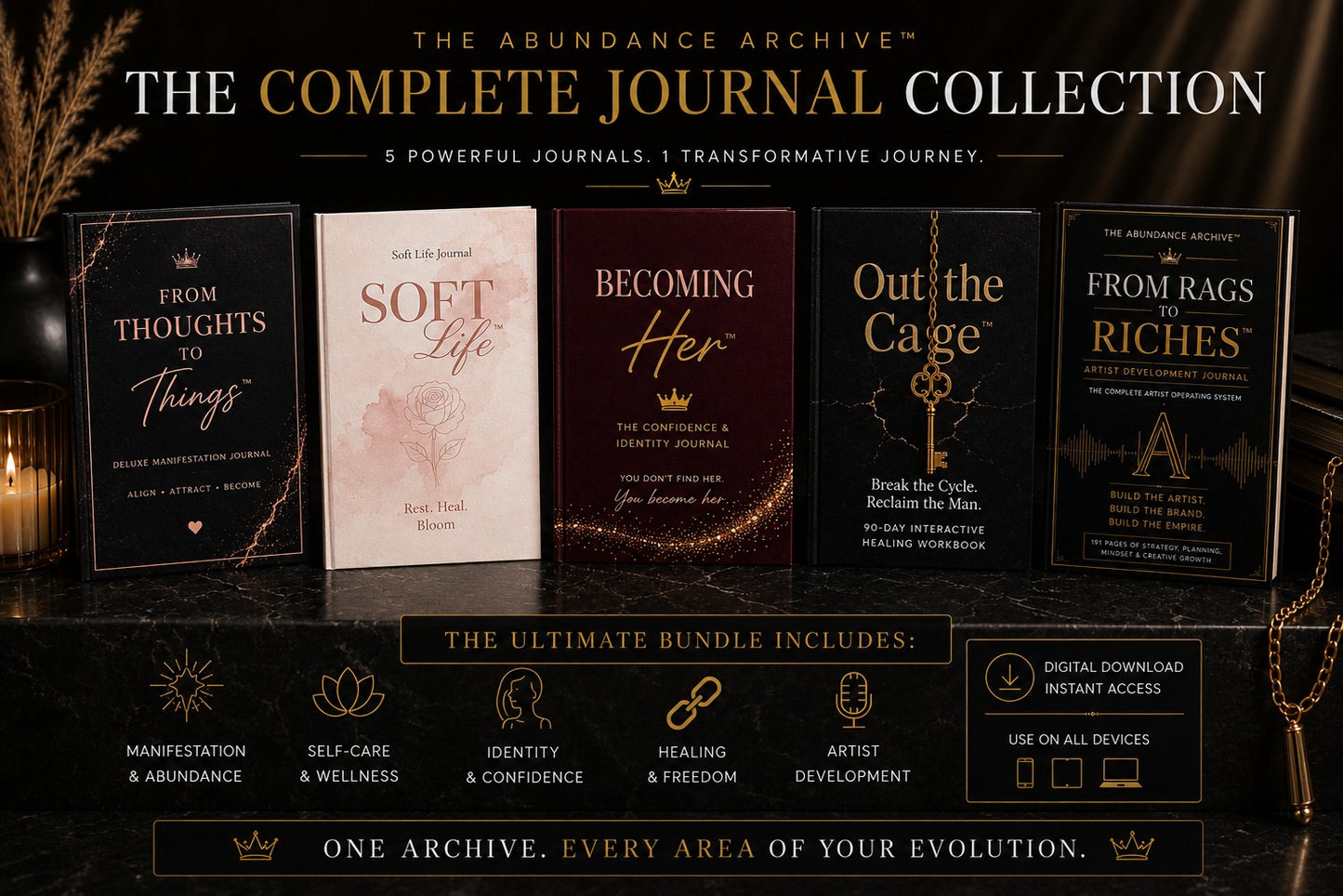 The Complete Journal Collection™ — 5 Journal Digital Bundle