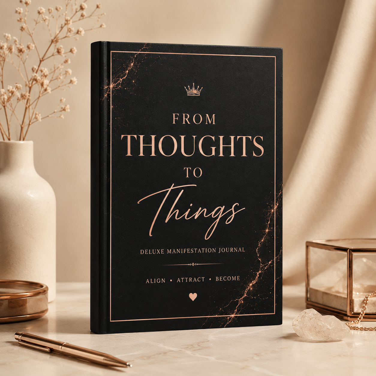 From Thoughts to Things™ Luxury Manifestation Journal (Digital)