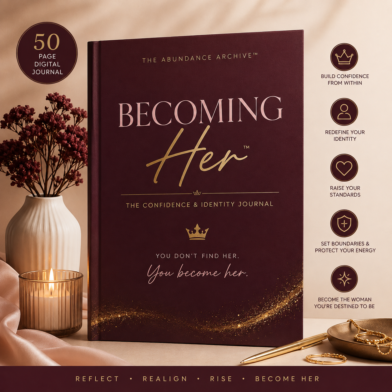 BECOMING HER™ — The Confidence & Identity Journal