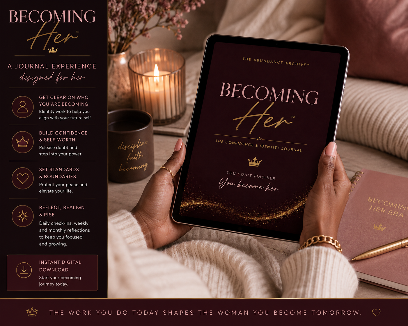 BECOMING HER™ — The Confidence & Identity Journal