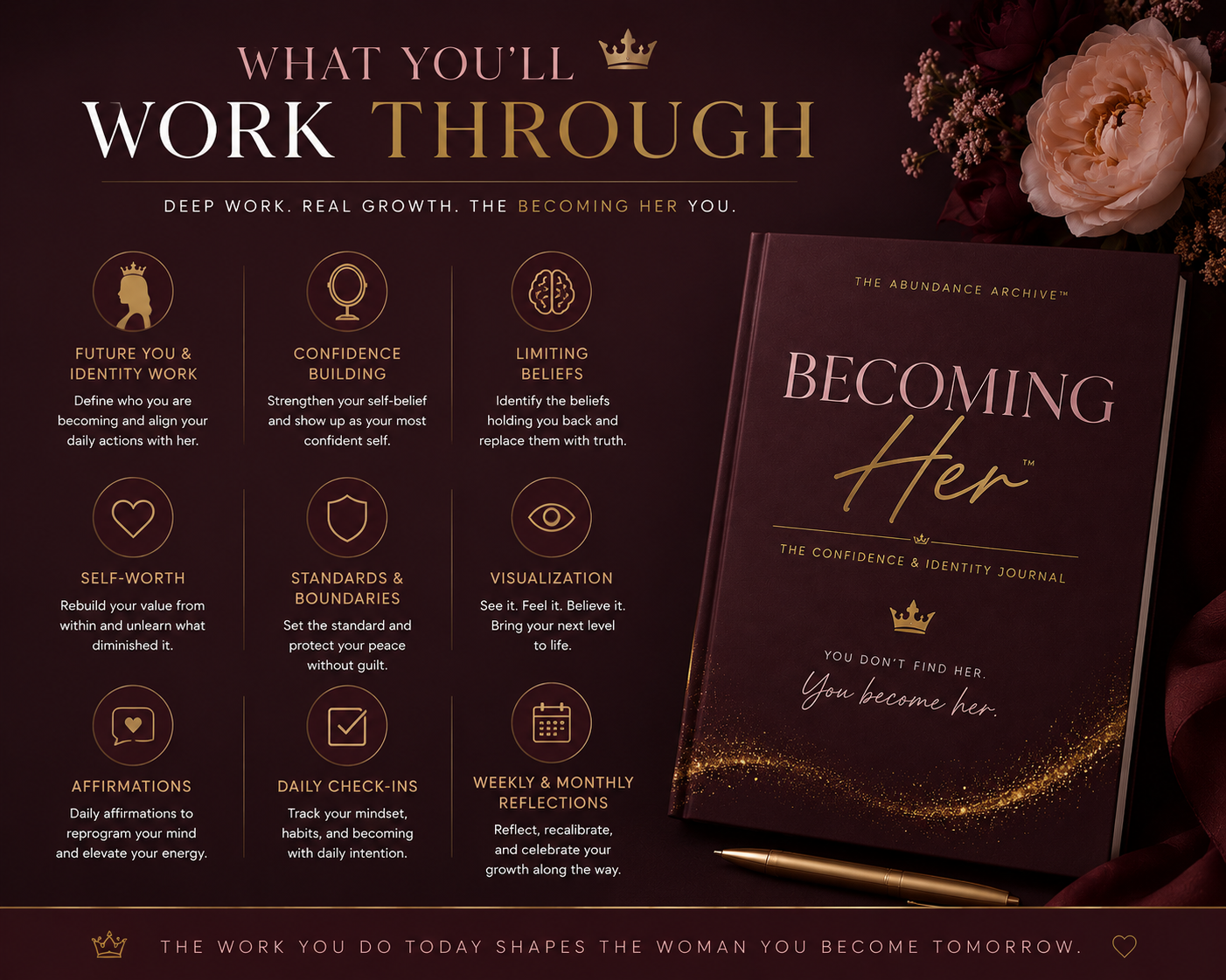 BECOMING HER™ — The Confidence & Identity Journal
