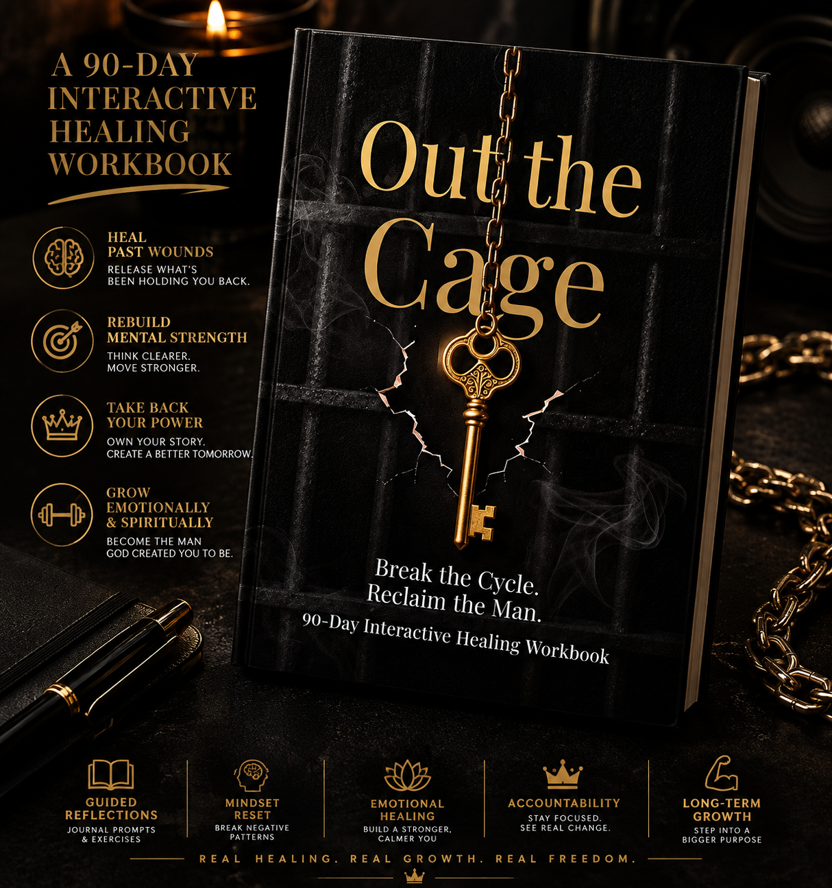 Out the Cage™ — 90-Day Interactive Healing Workbook