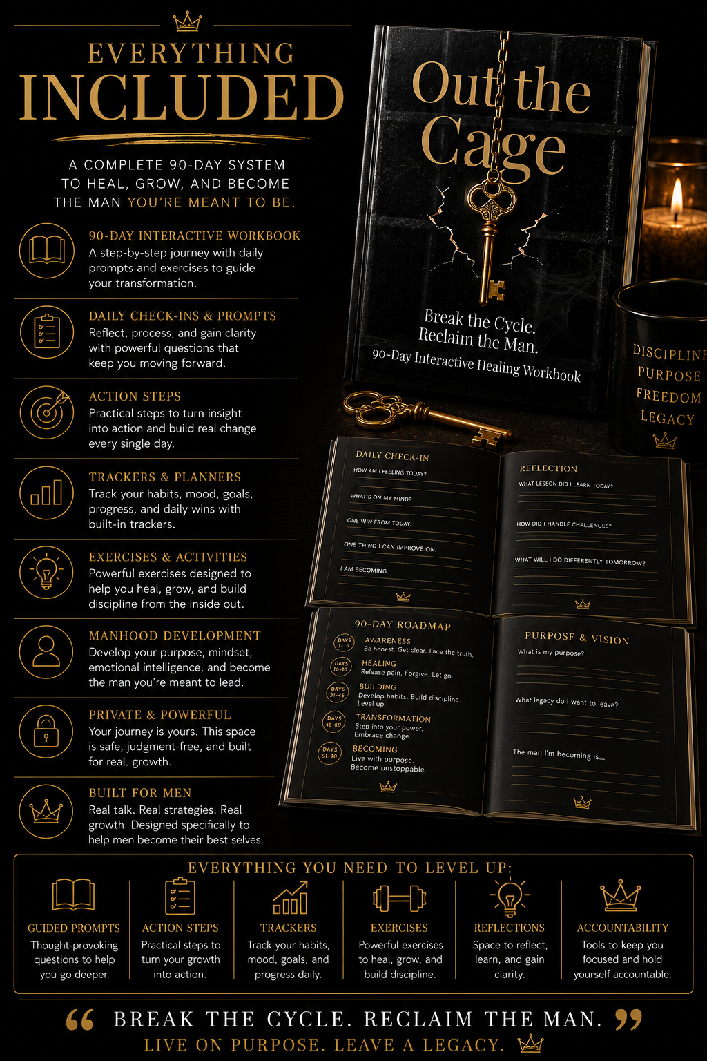 Out the Cage™ — 90-Day Interactive Healing Workbook